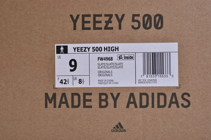 ad*s Y**zy 500 high slate fw4968