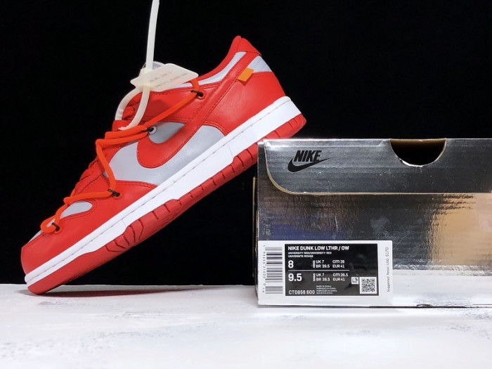 Nike Dunk Low OF University Red  CT0856-600