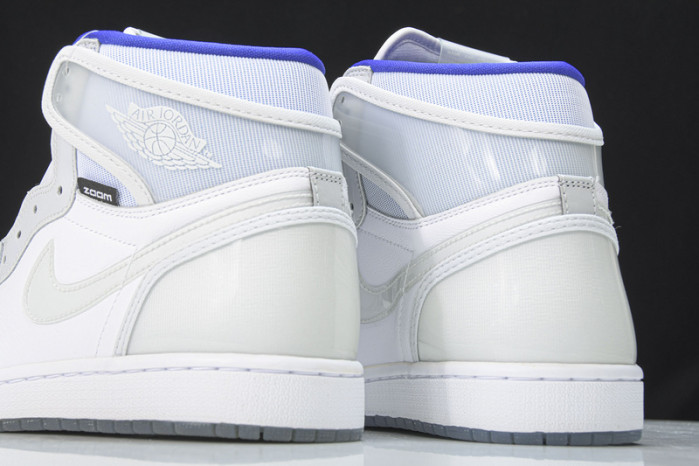 Air Jordan 1 Retro High Zoom White Racer Blue CK6637-104