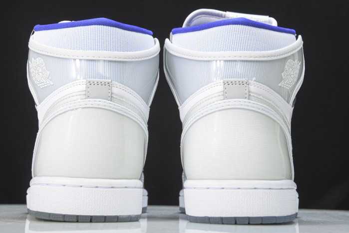 Air Jordan 1 Retro High Zoom White Racer Blue CK6637-104