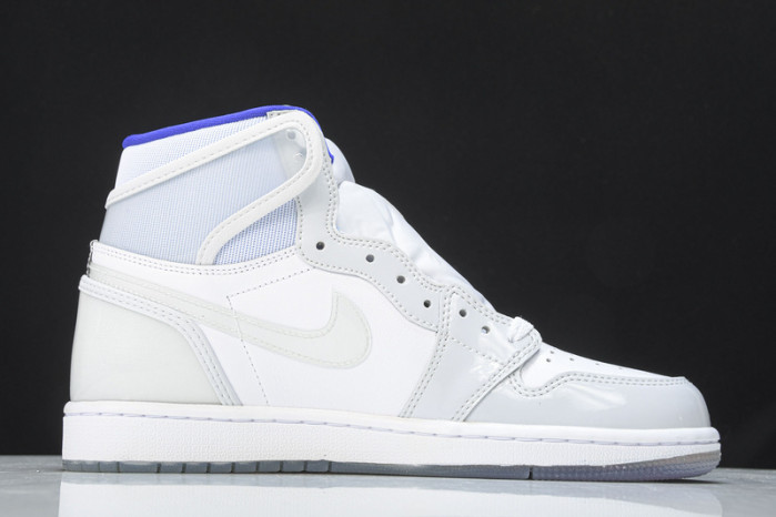 Air Jordan 1 Retro High Zoom White Racer Blue CK6637-104