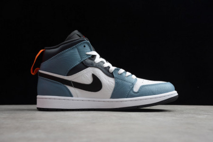 F**etasm x jordan 1 mid fearless blue white cu2802-100