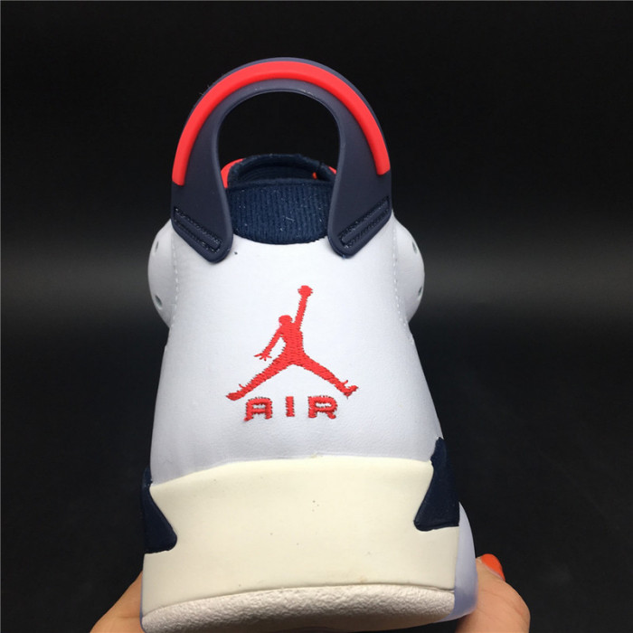 AIR JORDAN 6 RETRO TINKER WHITE/INFRARED 23-NEUTRAL GREY-SAIL 384664-104