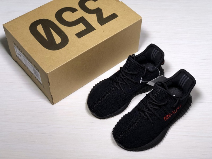 ad*s Y**zy boost 350 v2 infant black red  bb6372 kids