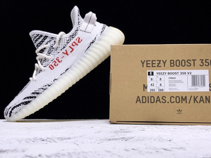 ad*s Y**zy boost 350 v2 zebra black white cp9654