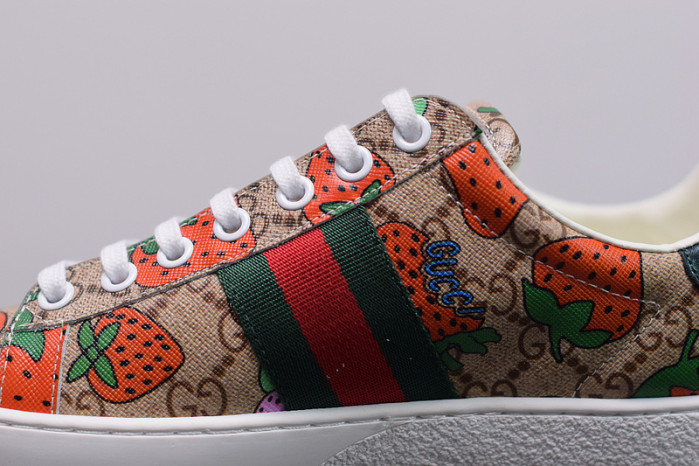 GUCC Ace Embroidered Low-Top Sneaker 431920 DOPEO 9064