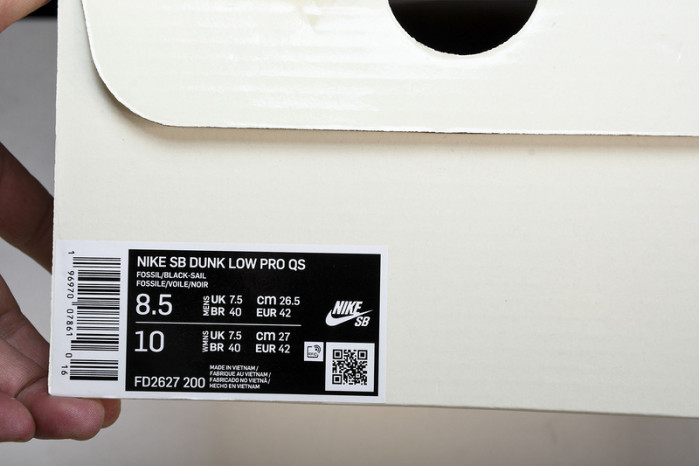 Albino & Preto x NK Dunk SB Low Pro QS“Pearl White” FD2627-300