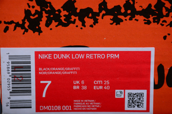 Nike DUNK LOW RETRO PRM "Graffiti" DM0108-001