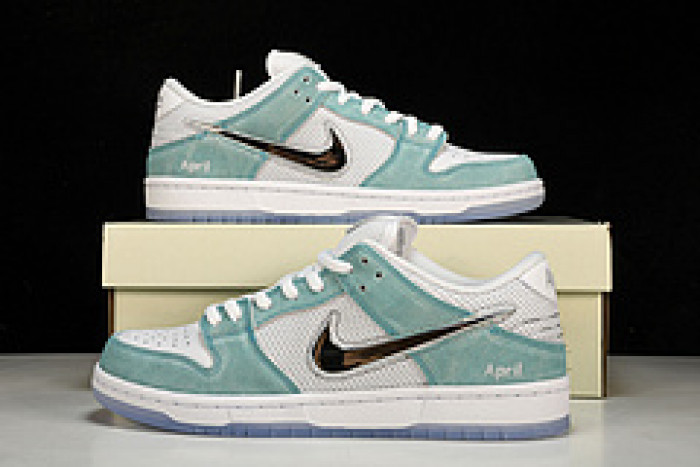 APRIL SKKATEBOARDS x nike SB Dunk Low Turbo Green FD2562-400