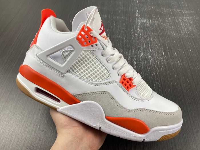 Nike SB x Air Jordan 4  White Orange DR5415-108
