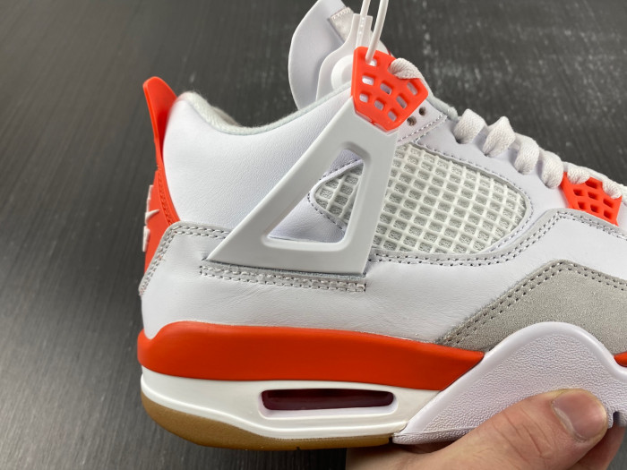 Nike SB x Air Jordan 4  White Orange DR5415-108