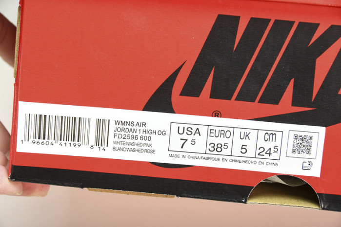 Air Jordan 1 High OG "Washed Pink" FD2596-600