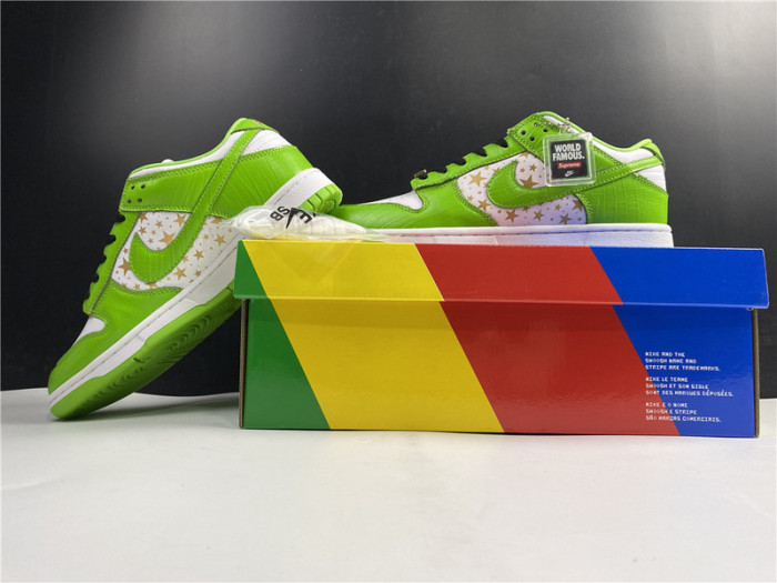 nike sb dunk low S*p*e stars mean green (2021) dh3228-101