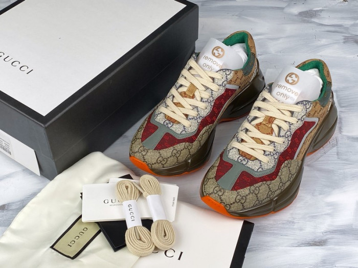 GUCC Rhyton Vintage Trainer Sneaker 620185 99WG0 6060