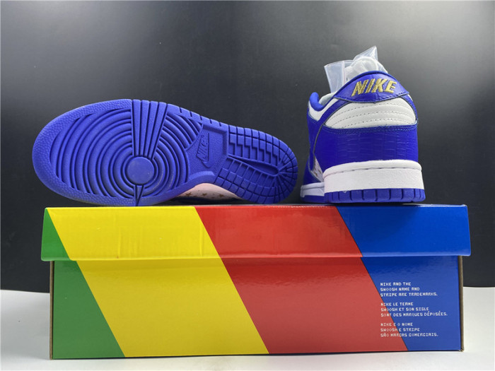 nike sb dunk low S*p*e stars hyper royal (2021) dh3228-100