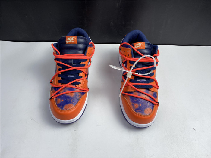 OF x Nike SB Dunk Low Orange Perple White CT0856-801