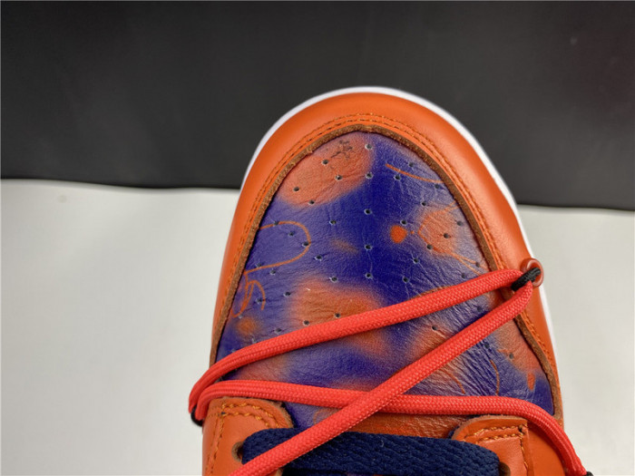 OF x Nike SB Dunk Low Orange Perple White CT0856-801