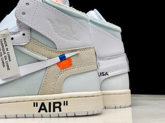 Air Jordan 1 Retro High OF White  AQ0818-100