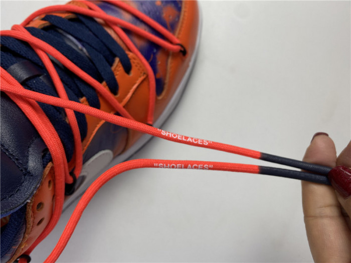 OF x Nike SB Dunk Low Orange Perple White CT0856-801