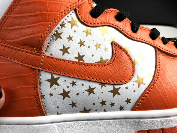 nike sb dunk high S*p*e orange  307385-181